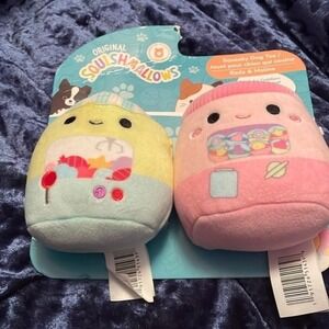 Squishmallows Rada & Maline‎ DOG TOYS NWT Reinforced seams, mesh lining crinkle